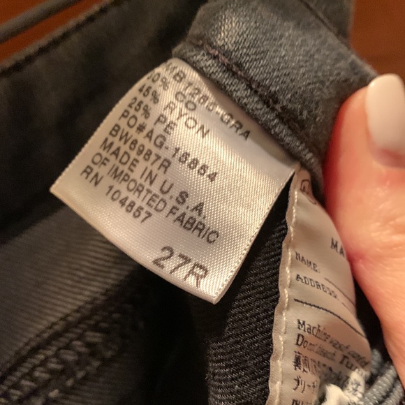AG JEANS DENIM SIZE 27 made in USA - Picture 3 of 5